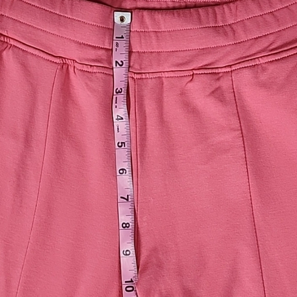Talulah Super Soft Pink Split Hem Wide Leg Sweatpants With Pockets - Picture 6 of 14